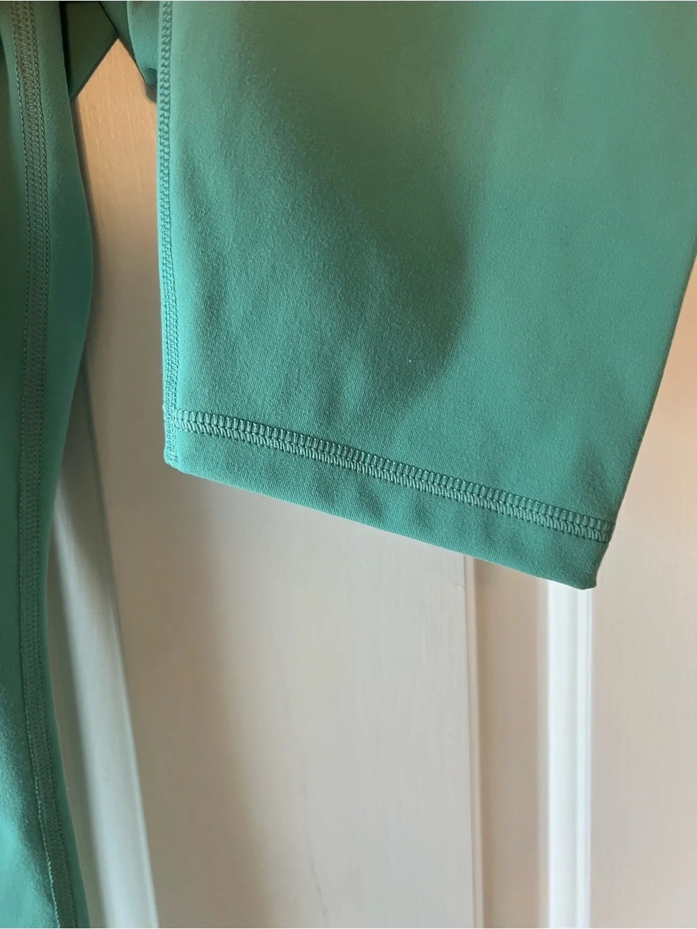 Everlane Perform 24/7 Dark Mint Green High Rise Ankle Leggings EUC XL #2601